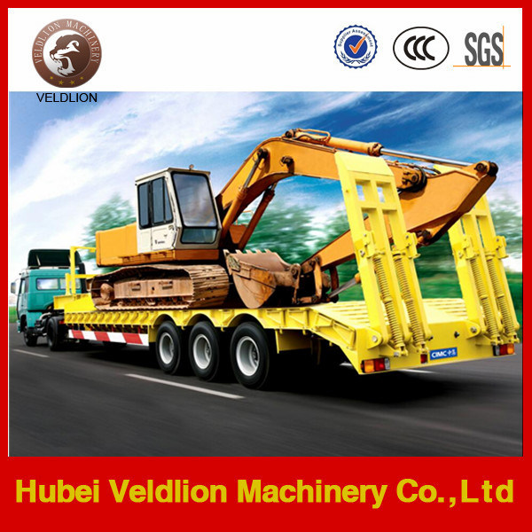 BPW 3 Axle Truck Trailer for Loading Excavator Image1