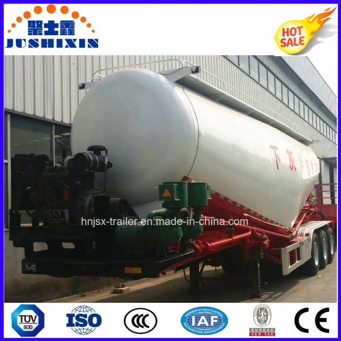 Three Axle Dry Bulk Cement Powder Truck Trailer Image1
