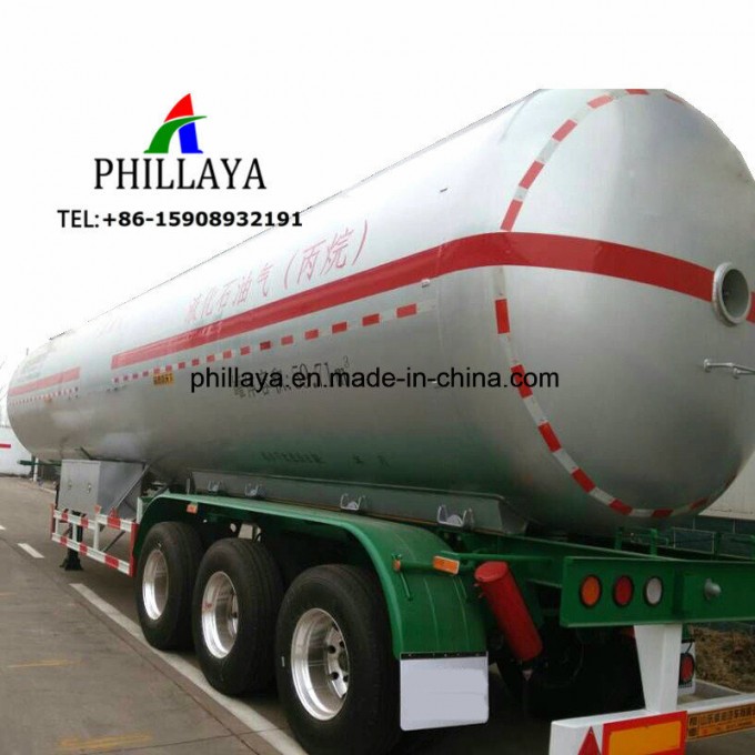 Gas Storage Transport Truck Semi LPG Tank Trailer for Sale Image1