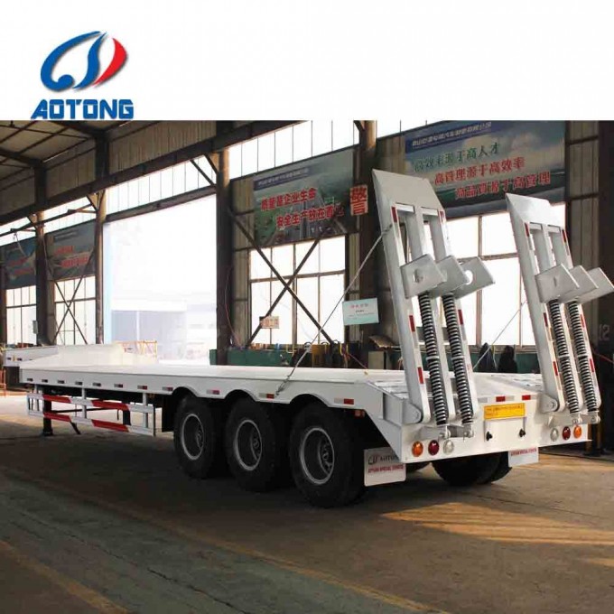 Heavy Duty 3/4axles 60tons/70tons/80tons Low Bed Truck Trailer/Semi Trailer Image1