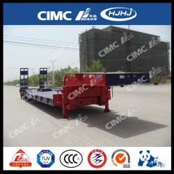 3 Axle Heavy Duty Low Bed Truck Tractor Semi Trailer