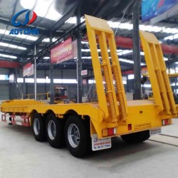 Semi Trailer Type 3axles Lowbed Trailer/Low  Bed Cargo Truck Trailers