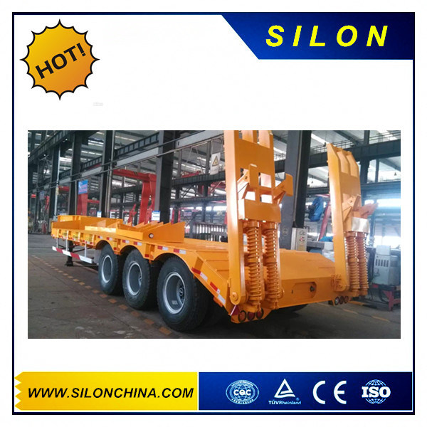 Good Container Flatbed Trailer / Flat Body Truck / 40FT Container Trailer Price Image1
