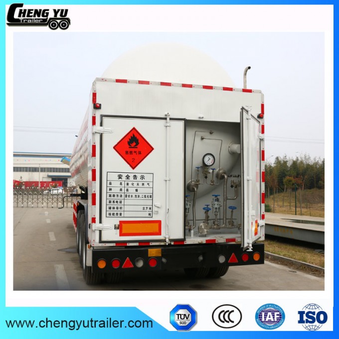 3 Axles LNG Tank Truck Trailer LNG Tank Trailer Image1