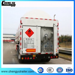 3 Axles LNG Tank Truck Trailer LNG Tank Trailer
