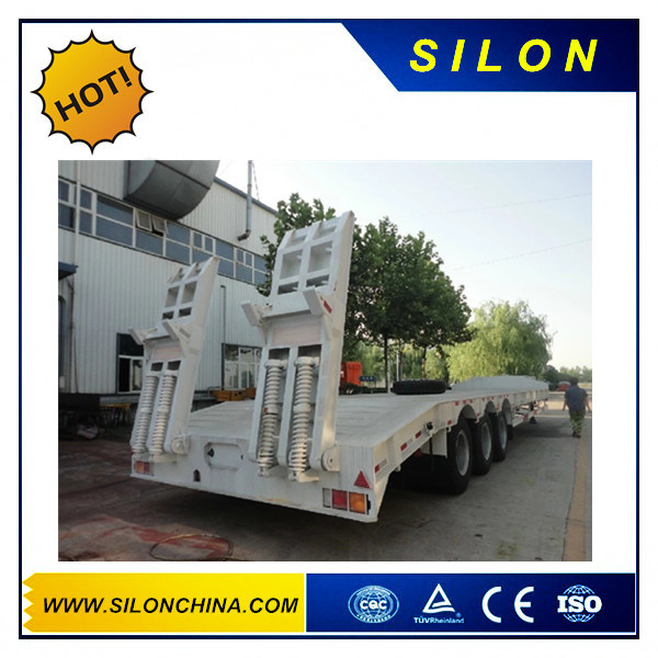 2 Axle 3 Axle 40FT 20FT New 40 Feet Flat Truck Flatbed Container Semi Trailer for Sale Image1
