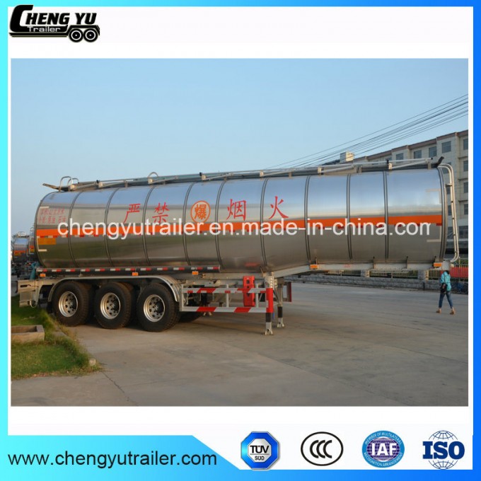 3 Axles 46m3 Petrol Diesel Oil Truck Trailer Fuel Tank Semi Trailer Image1
