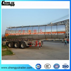 3 Axles 46m3 Petrol Diesel Oil Truck Trailer Fuel Tank Semi Trailer