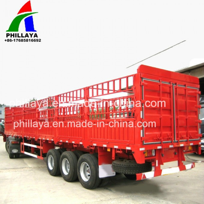 Bulk Cargo / Cattle / Horse Truck Semi Trailer Livestock Transport Image1