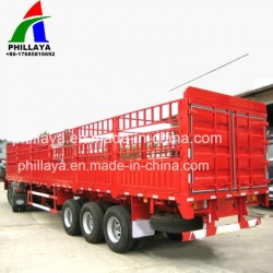 Bulk Cargo / Cattle / Horse Truck Semi Trailer Livestock Transport