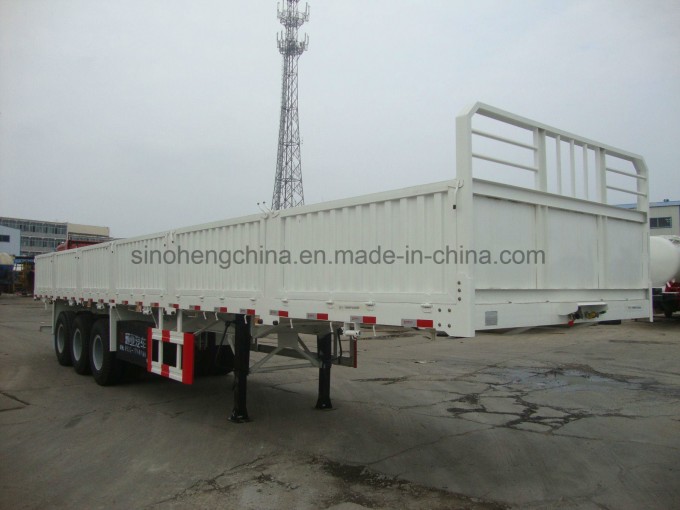 3 Axles Cargo Transport Truck Trailer Semi Trailer for Selling Image1