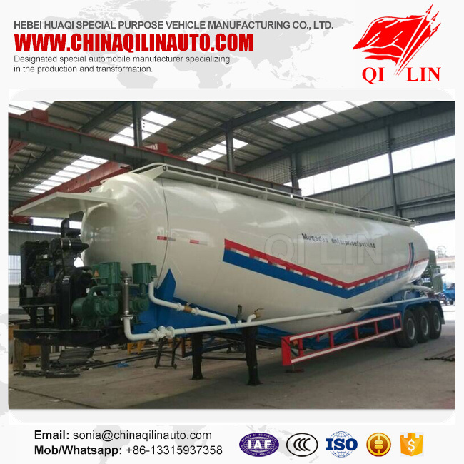 Powder Tank Truck Trailer for Cement Transportation Image1