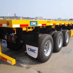 Best Quality Cimc Brand New 40FT Container Semi Trailer Flat Bed Container Semi Trailer Truck
