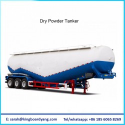 Dry Powder Bulk Cement material Tanker Semi Truck Trailer