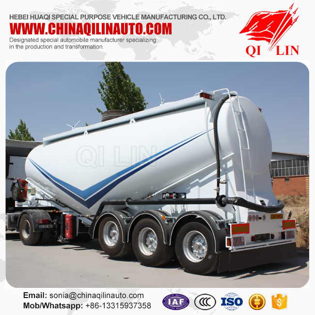 Factory Price Single Compartment Cement Bulker Truck Trailer Image1