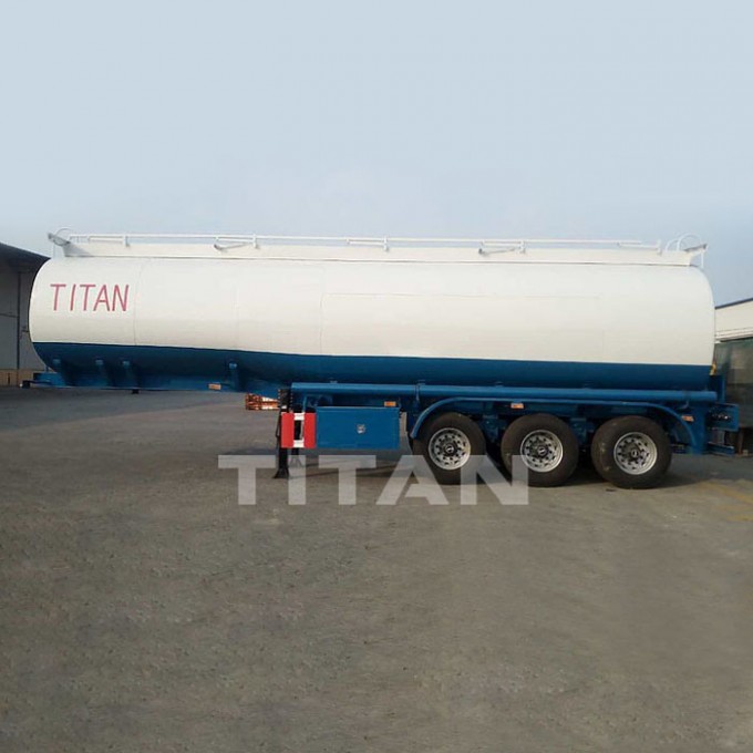 Gasoline Transport Truck Trailer Crude Oil Tanker Trailers Petroleum Tanker Trailer for Sale Image1