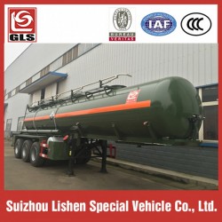 20000L Tri-Axle Concentrated Sulfuric Acid Semi Trailer Tanker Truck