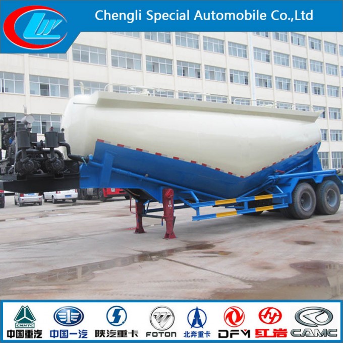 Factory Direct Selling 2axles 30cbm Cement Truck Foodstuff Trailer Image1