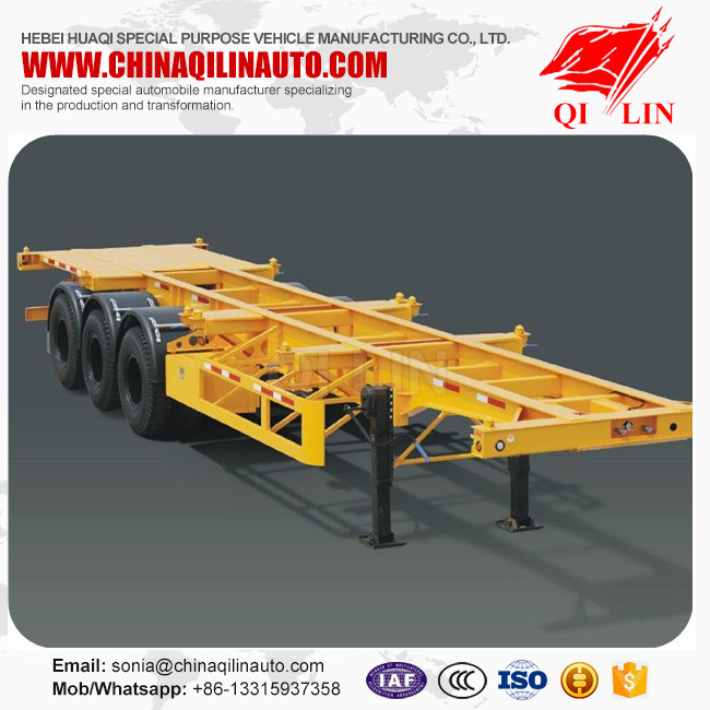 Heavy Truck Skeleton Container Semi Trailer Price for Sale Image1