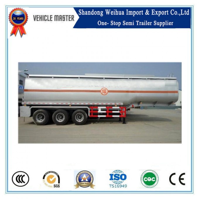 45cbm Petrol / Fuel Tanker Truck Trailer with Fuwa Axle Image1