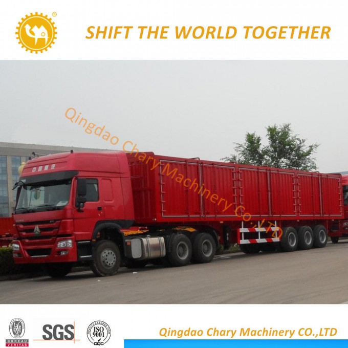 3 Axles Box Truck Trailer of Cargo Semi Trailer Image1