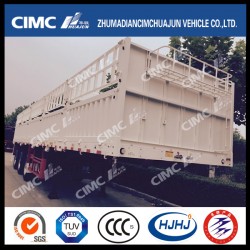 3 Axles Hot Low Price Container Stake Truck Semi Trailer