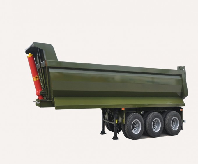 3 Axles 70tons Dump Truck Trailer for Sale Image1