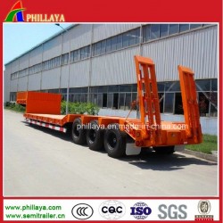 Heavy Duty Truck Semi Trailer / Cargo Platform Concave Lowbed Trailer