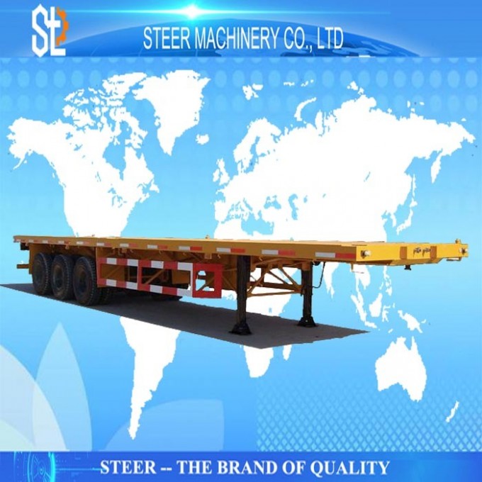 3 Axle Container Transporting Container Truck Trailer for Sale Image1