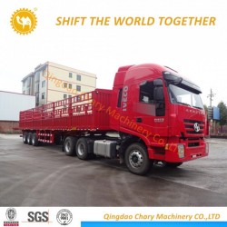 3axles Warehouse Cargo Truck Trailer Cargo Truck Semi Trailer