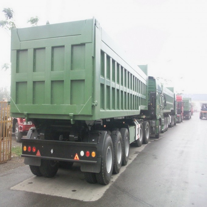 30t Self Dump Semi Trailer/Tipper Truck Trailer Image1