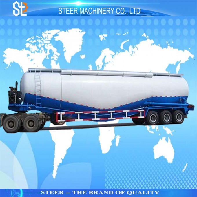 Dry Cement Transport 40cbm Cement Truck Trailer Image1