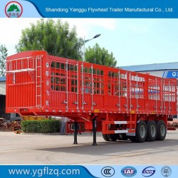 China 3 Axles Stake/Side Board/Fence/ Truck Semi Trailer for Cargo/Fruit/Livestock/Mineral