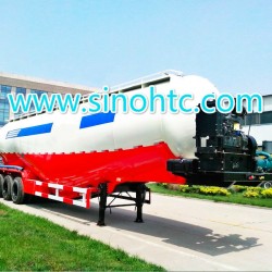 45m3 Bulk Cement Silo Tanker Semi Truck Trailer (HTC9405GFL)