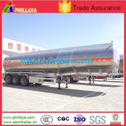 Oil Water Stainless Aluminium Alloy Tank Truck Semi Trailer