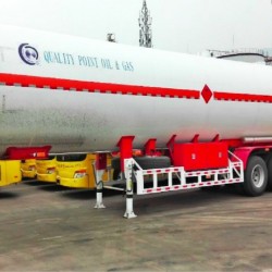 3-Axle 55cbm LPG Gas Transport Tank Semi Truck Trailer