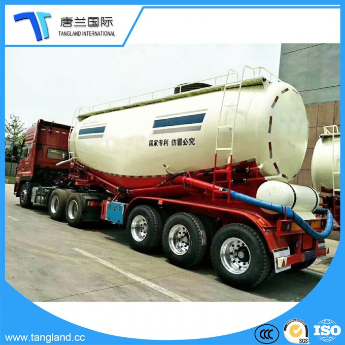 Tri Axles Bulk Cement Carrier Truck Trailer Semi Trailer Image1