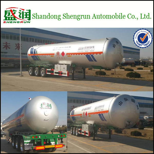 LPG 59.71cbm 3 Axles LPG Tank Truck Trailer Image1