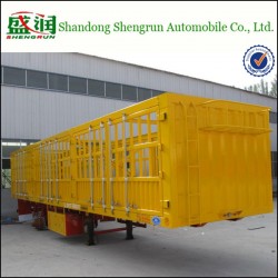 Van Body Cattle Truck Cargo Box Semi Trailer