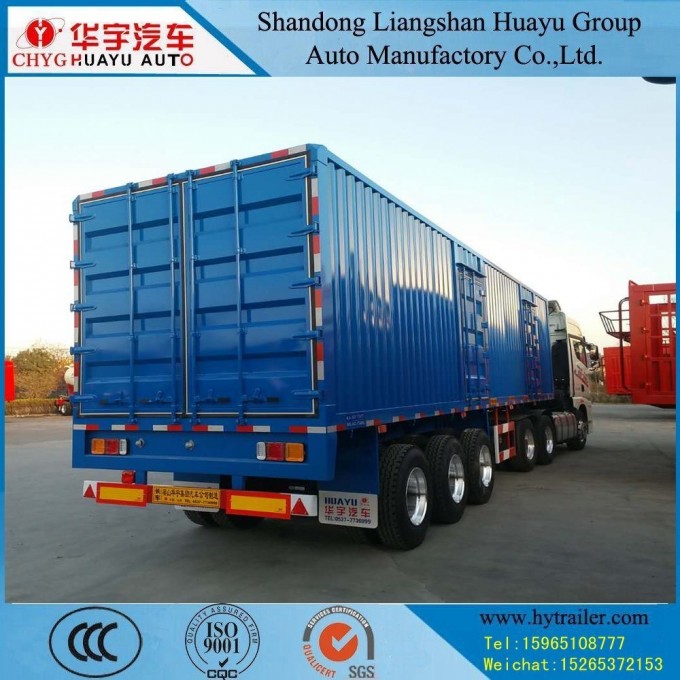 High-Strength Steel 45FT Van Semi Truck Trailer with Box Body Image1