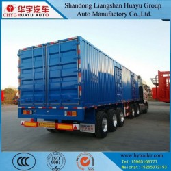 High-Strength Steel 45FT Van Semi Truck Trailer with Box Body