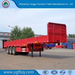 40-60ton 3axles Side Wall/Side Drop/Side Board/Bulk Cargo Truck Semi Trailer