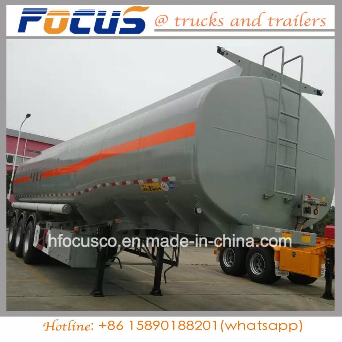 3 Axles Liquid Fuel Oil Petrol Diesel Tank/Truck Semi Trailer Image1