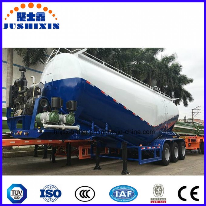 50m3 Cement Bulker/Bulk Cement Tanker Semi Truck Trailer Image1