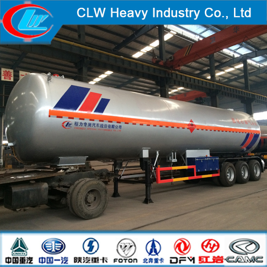 Heavy Duty  Tri-Axle LPG Tank Truck Trailer Image1