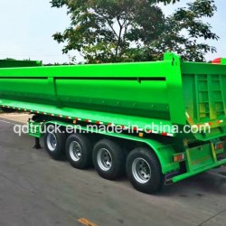 Three Axle Hydraulic Cylinder Dump Trailer, Rear Dumper Truck Trailer