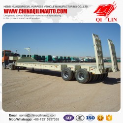 2 Axles 30 Ton Low Loader Truck Trailer for Sale