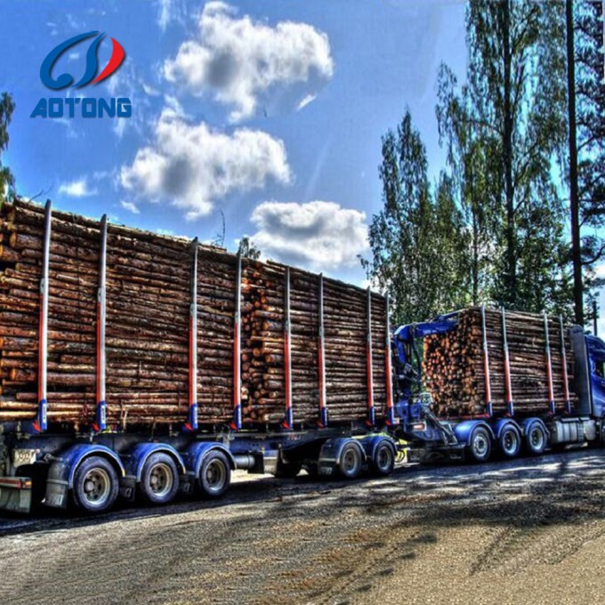 Wood Transport for Forest Log/Timber Truck Trailers for Sale Image1