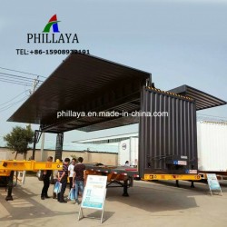 Wing Van Side Open Box Truck Cargo Semi Trailer