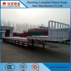 Overlength Multi Function Low Bed Semi Truck-Trailer for Container Transport